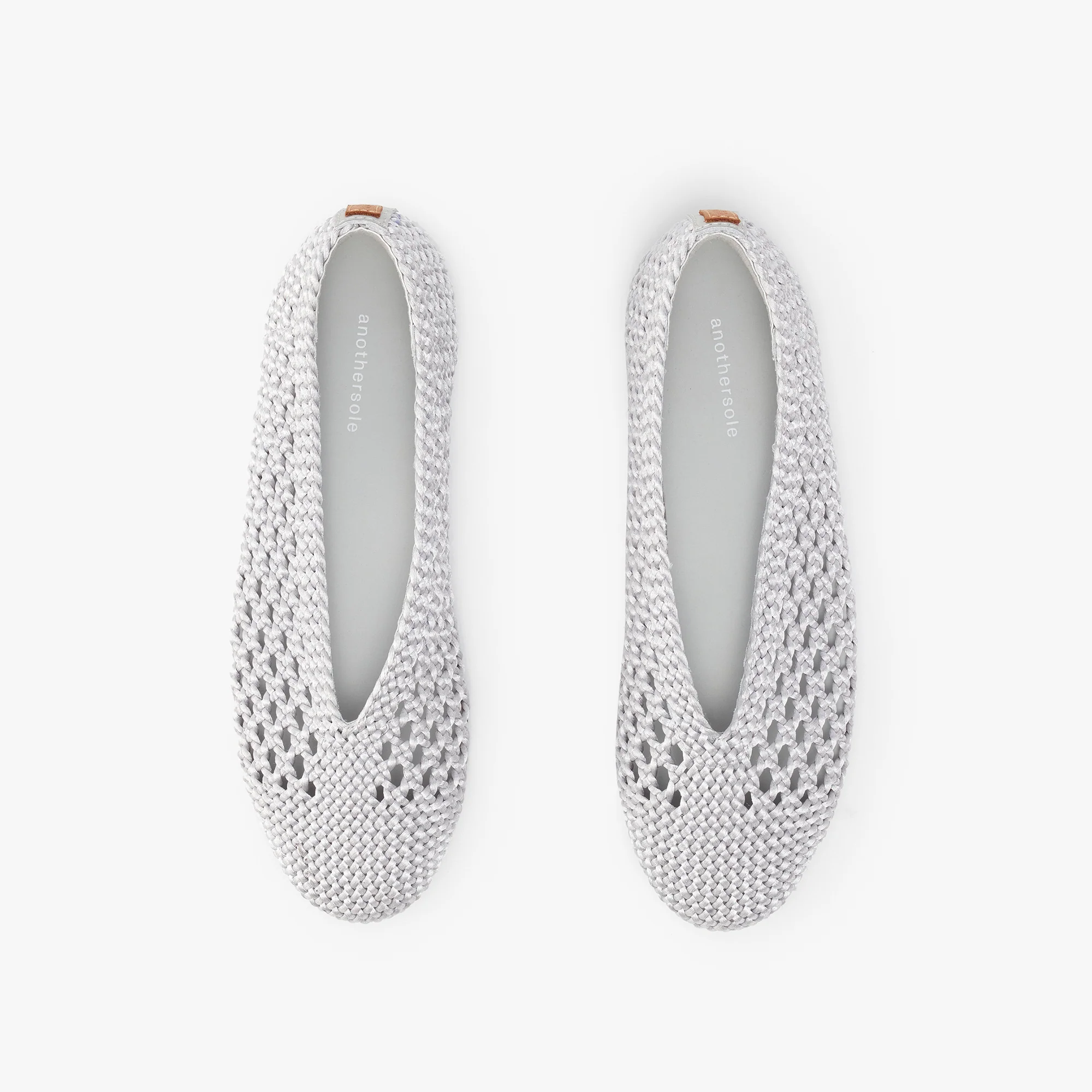 All Day Flats - Silver Woven - Image 3