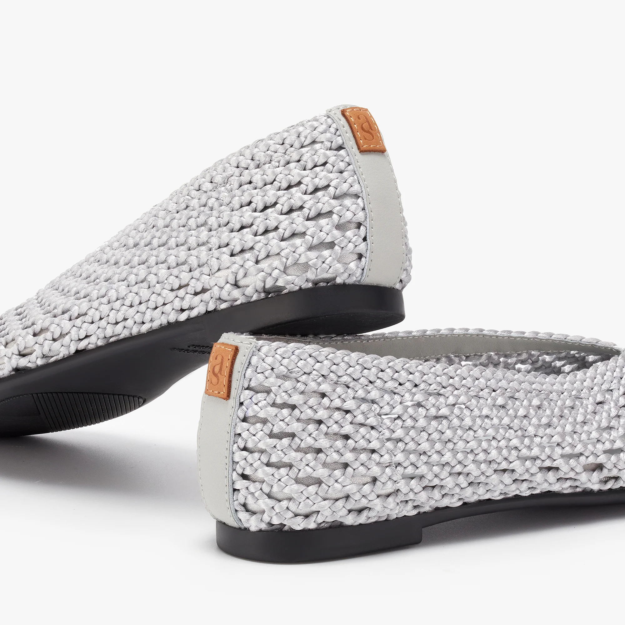 All Day Flats - Silver Woven - Image 4