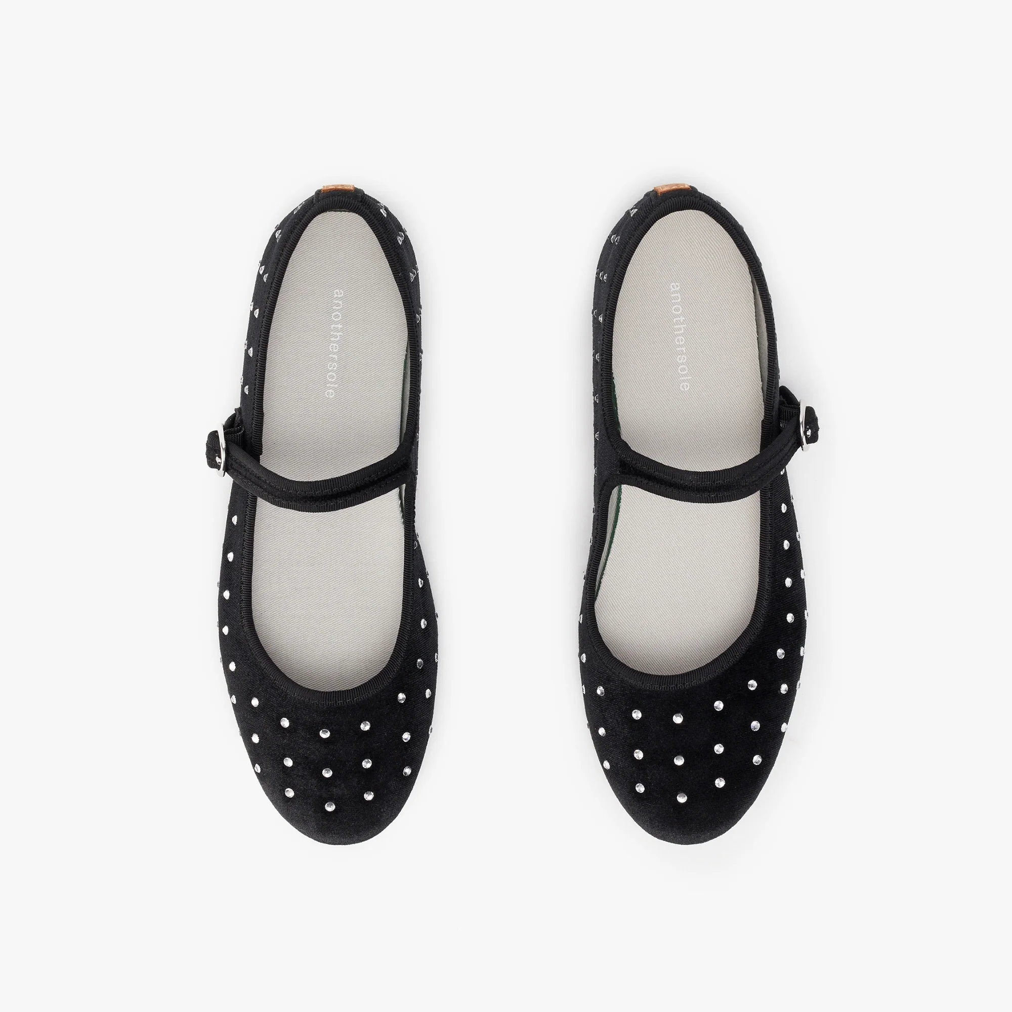 Belle Mary Jane - Diamante Black - Image 4