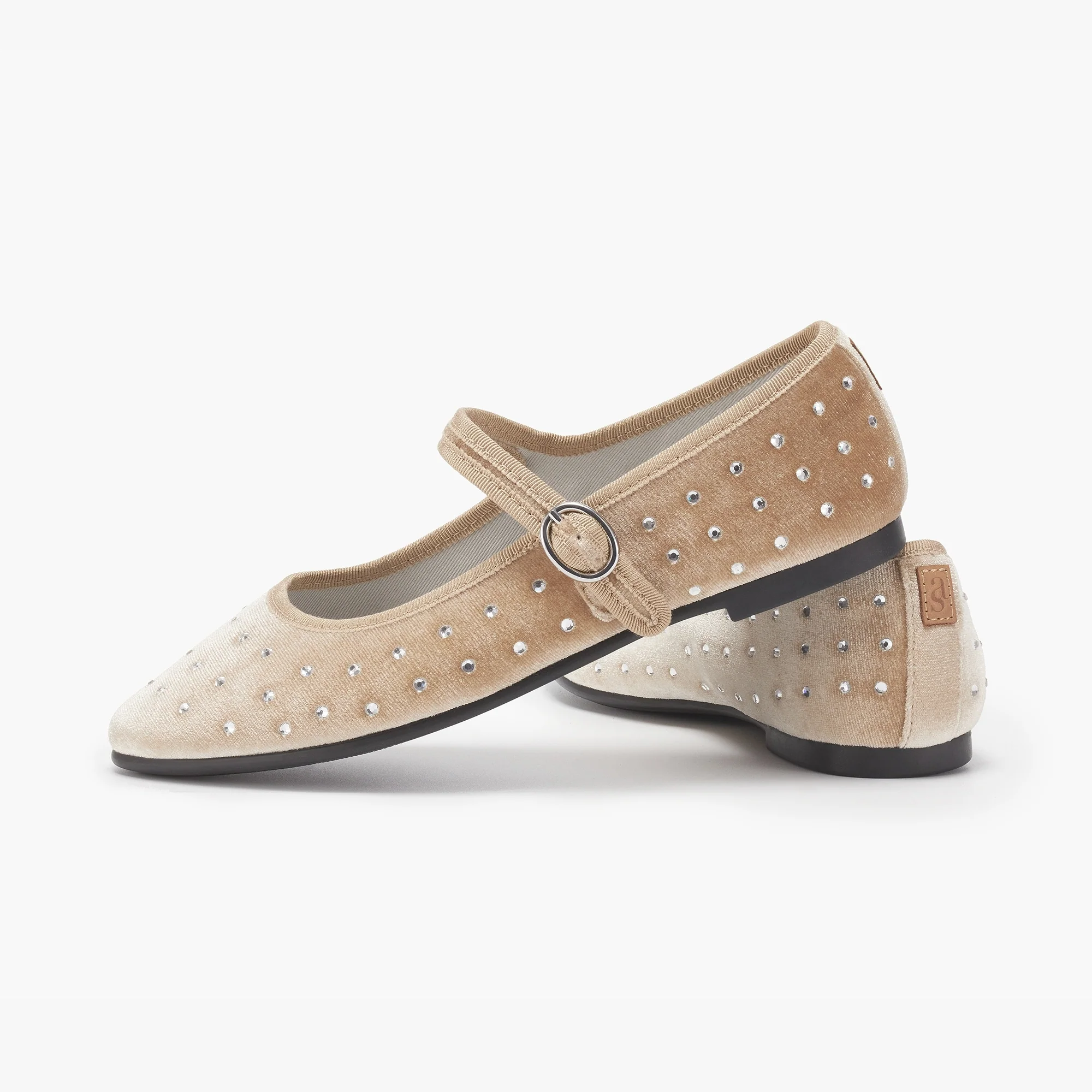 Belle Mary Jane - Diamante Gold - Image 3