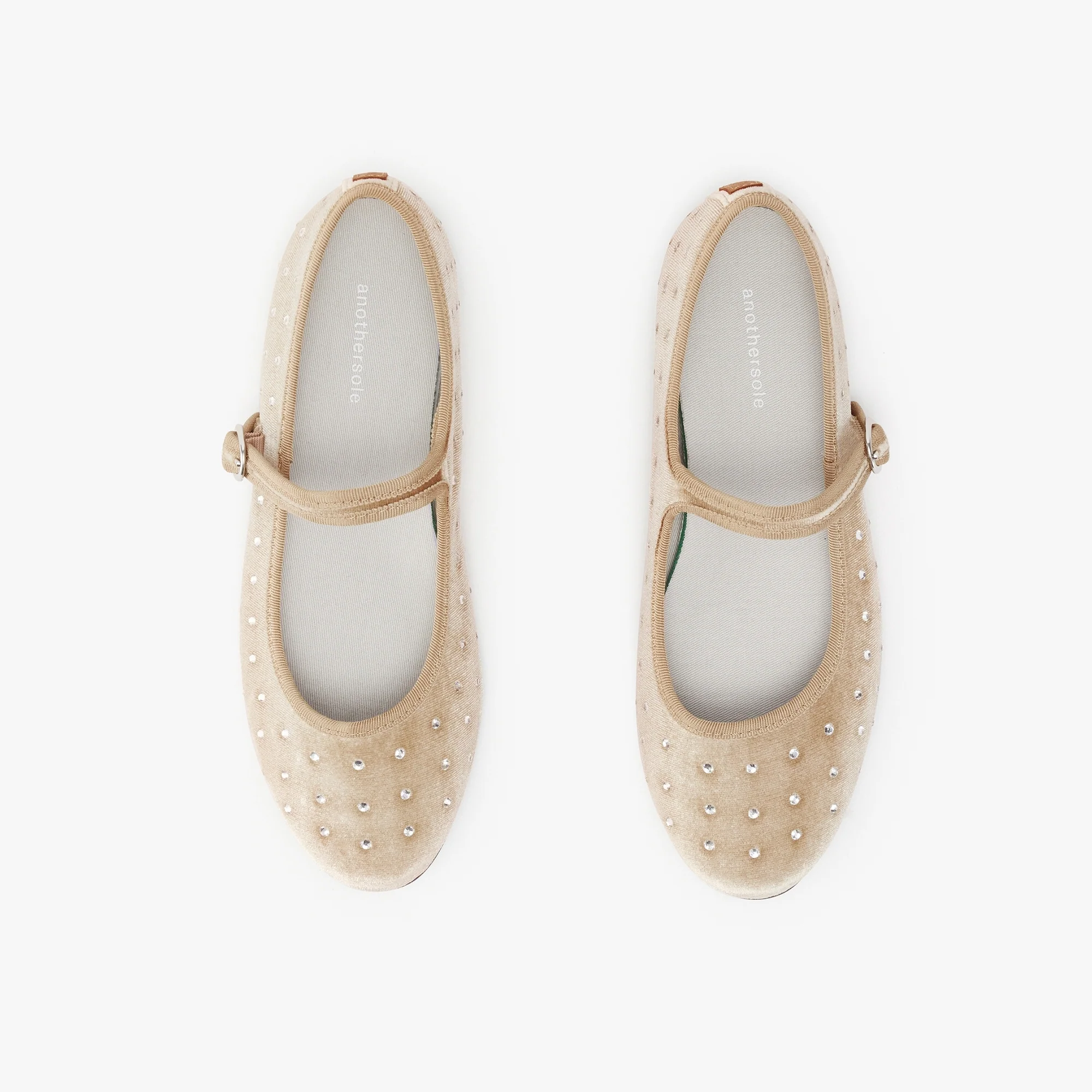 Belle Mary Jane - Diamante Gold - Image 4