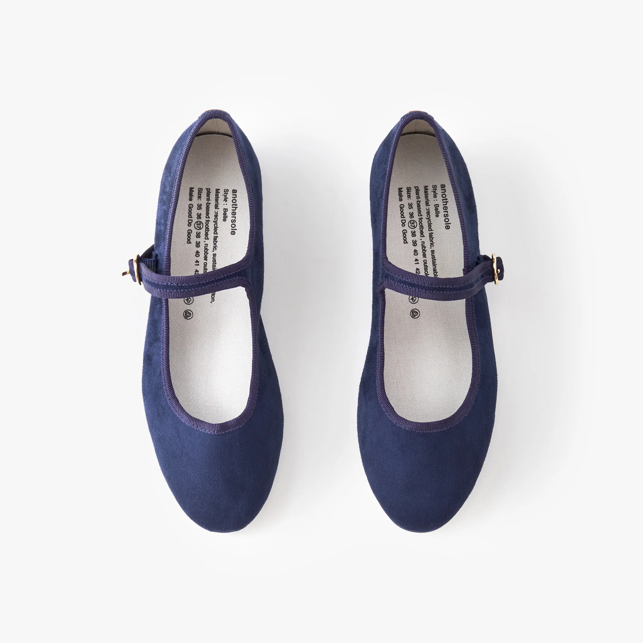 Belle Mary Jane - Navy - Image 3