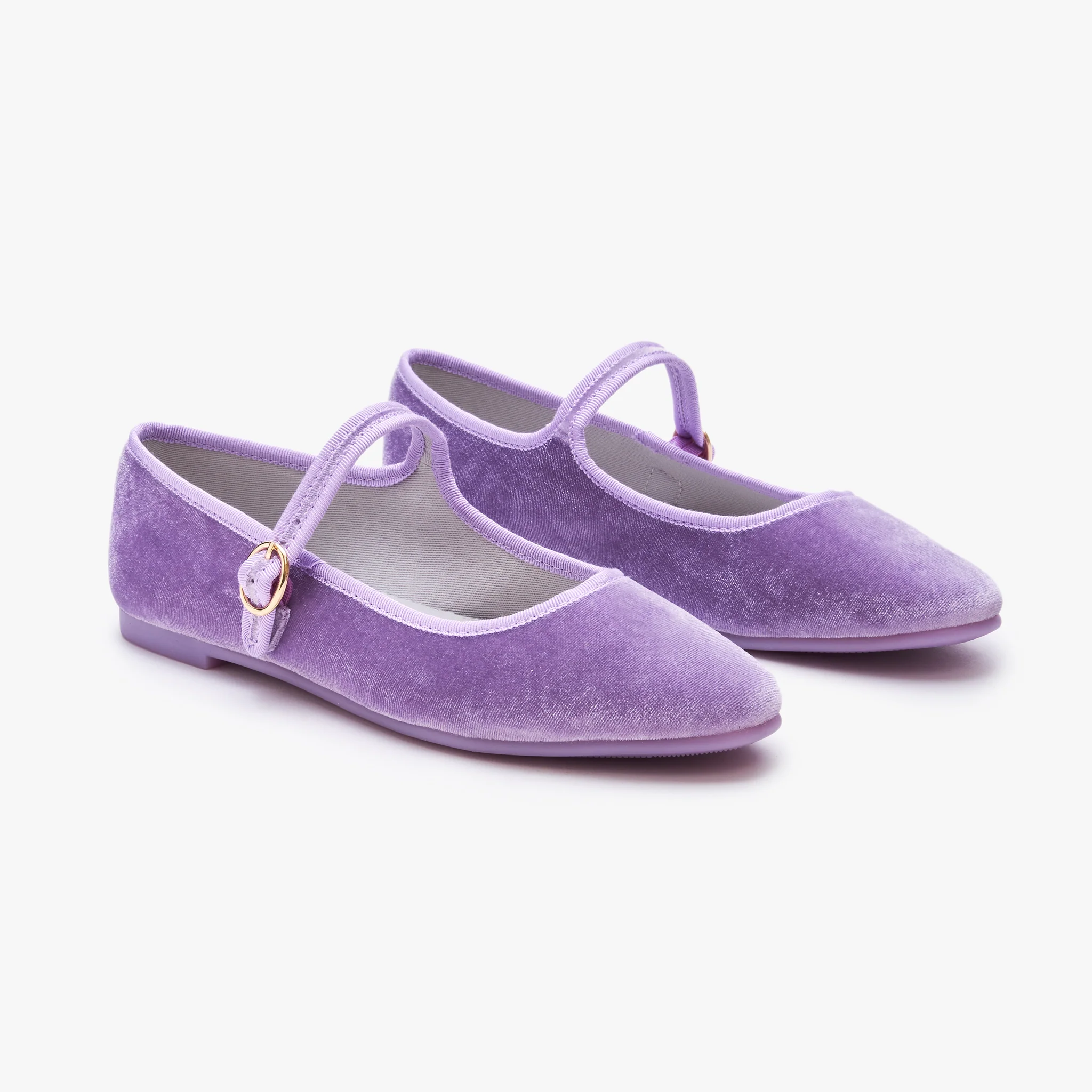 Belle Mary Jane - Violet Velvet - Image 2