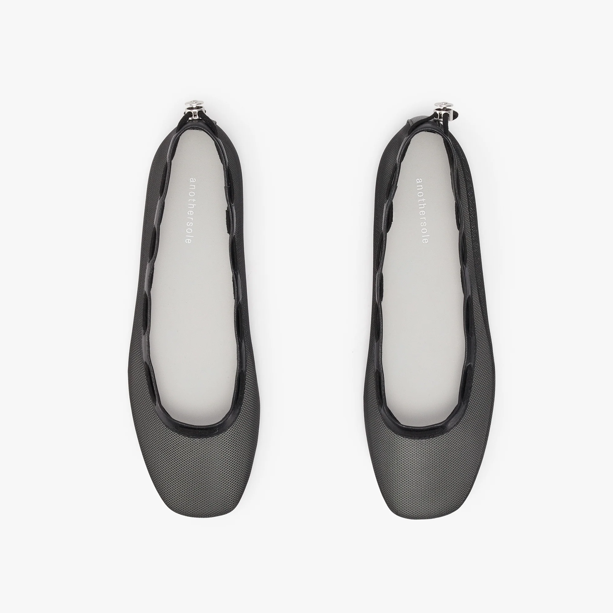 Glove Flats - Black Mesh - Image 3