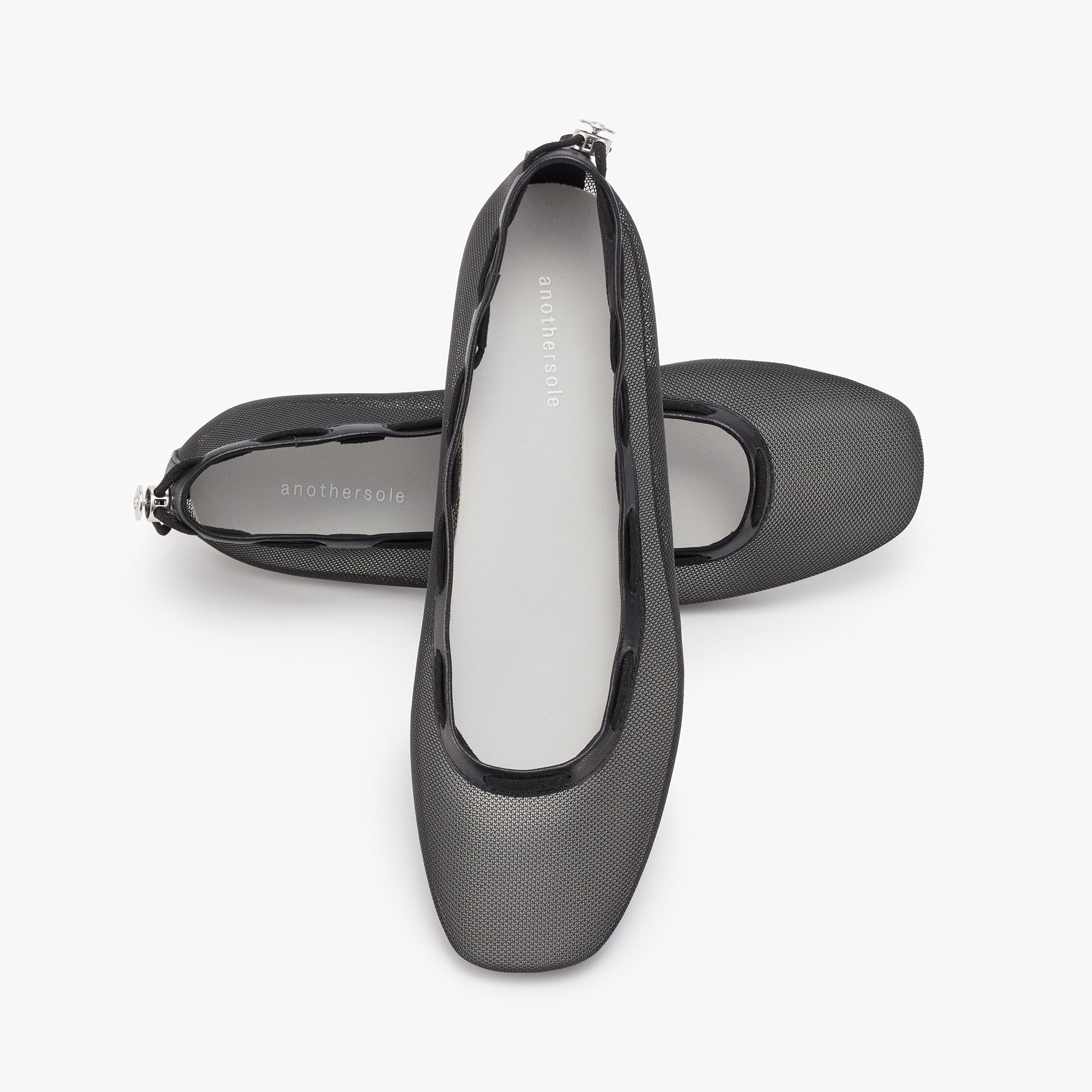 Glove Flats - Black Mesh - Image 4
