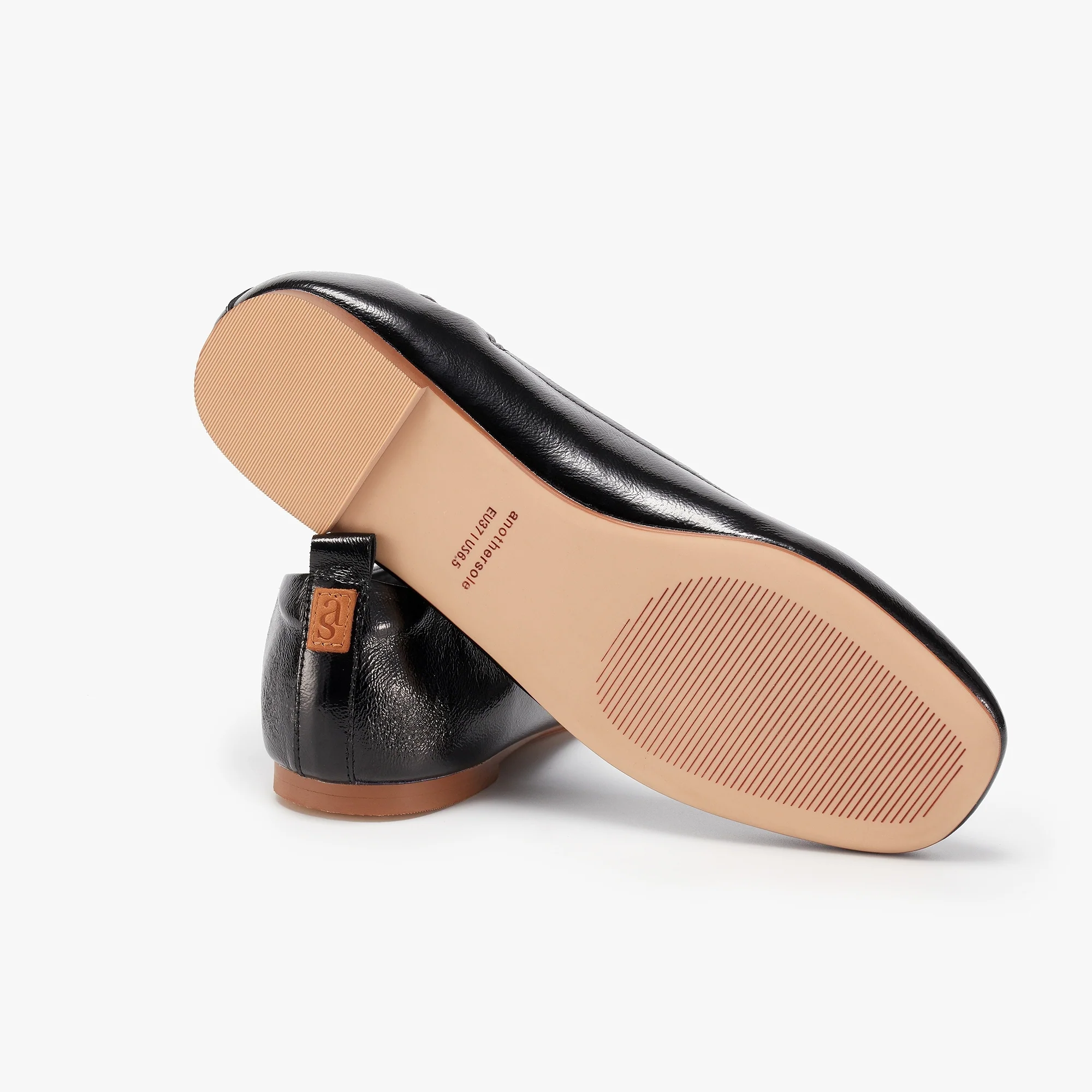 Glove Flats - Black Patent - Image 3