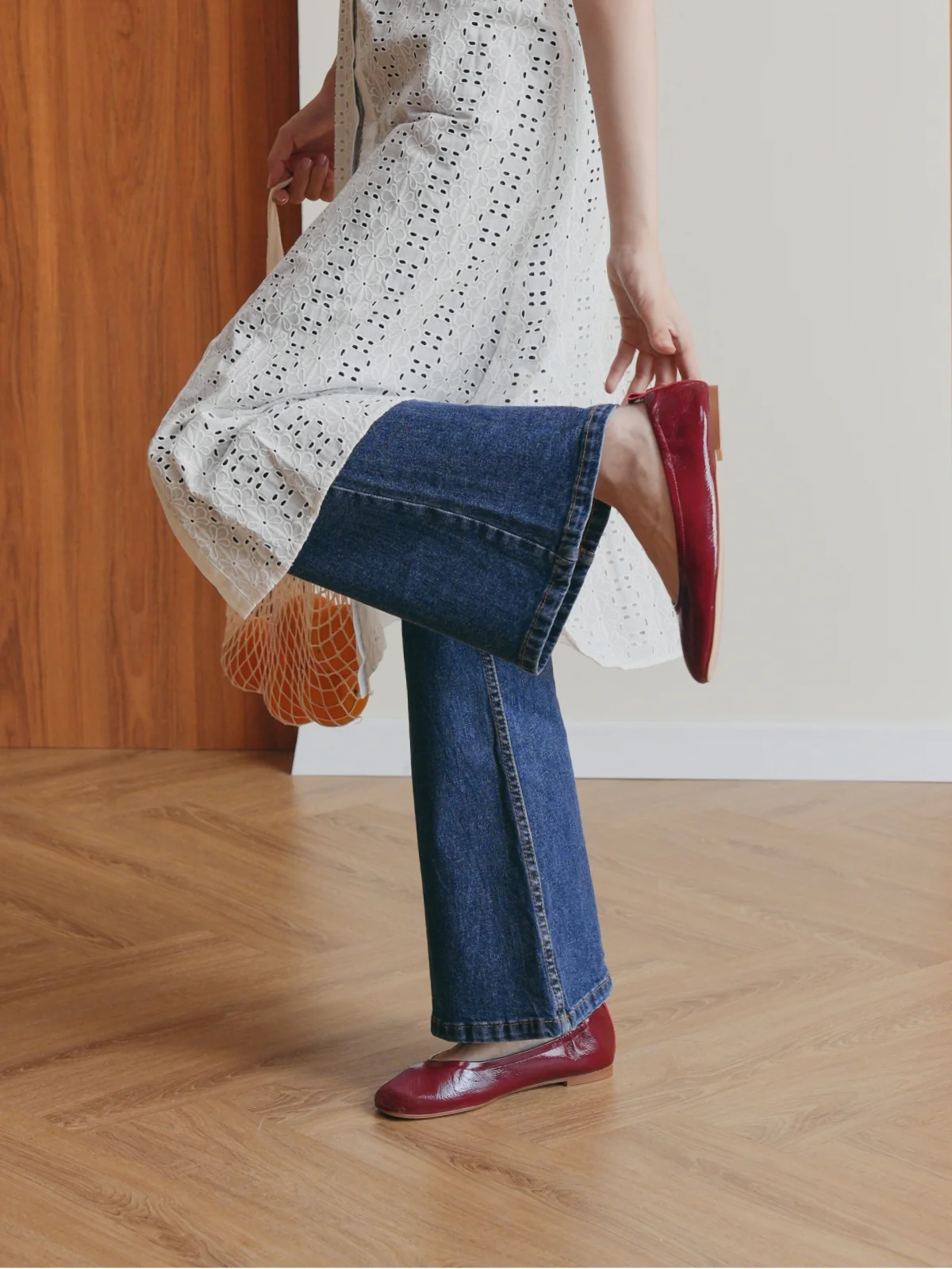 Glove Flats - Cherry Patent - Image 6