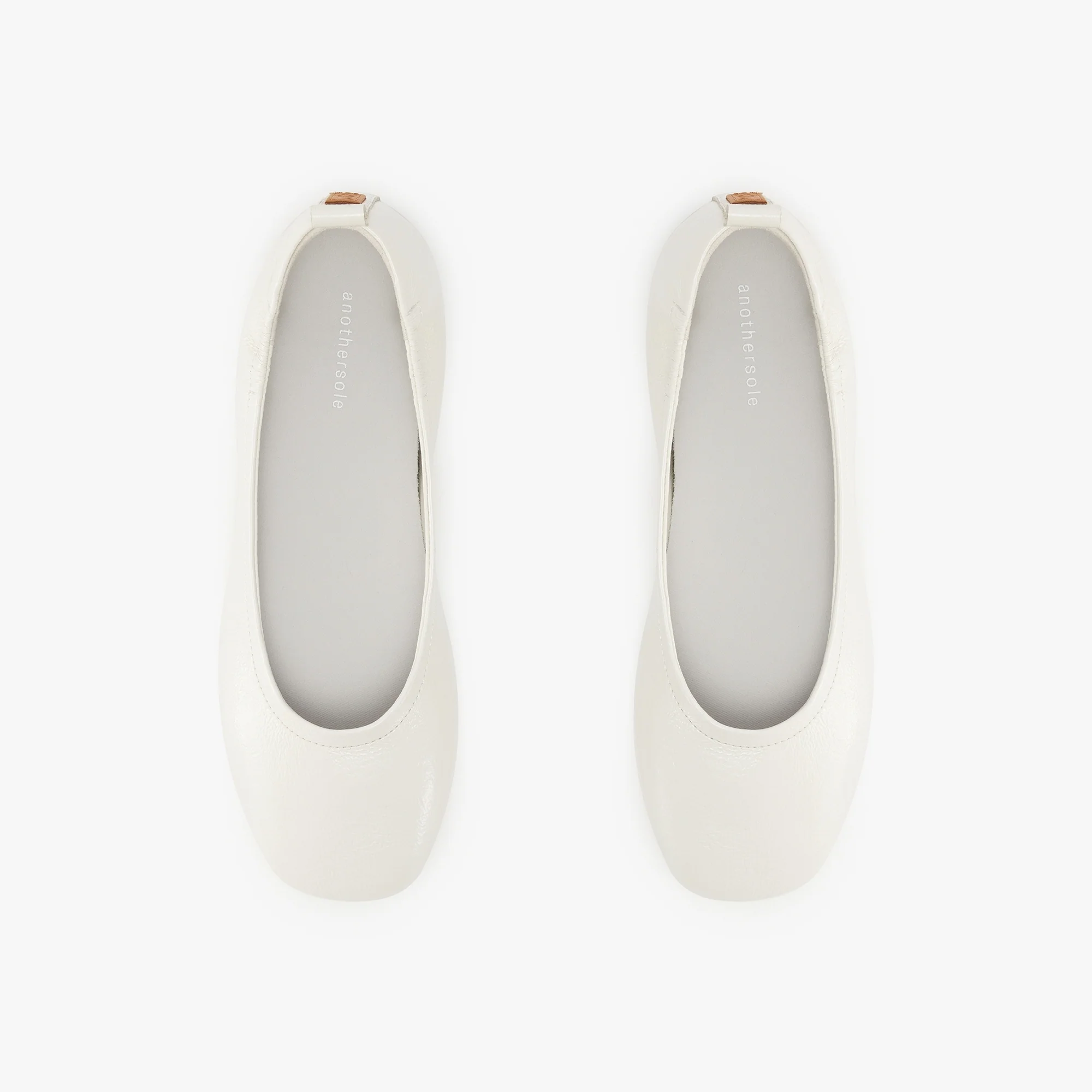 Glove Flats - Cream Patent - Image 4