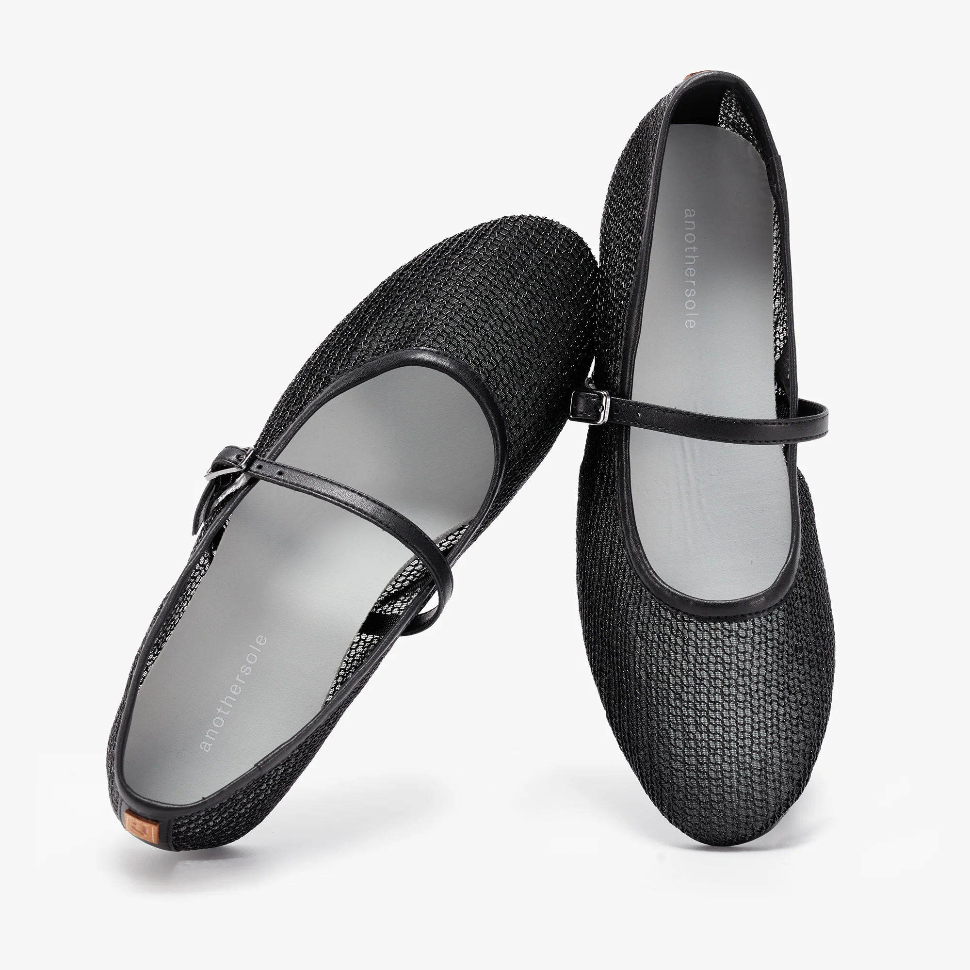 Luz Mary Jane - Black Mesh - Image 4