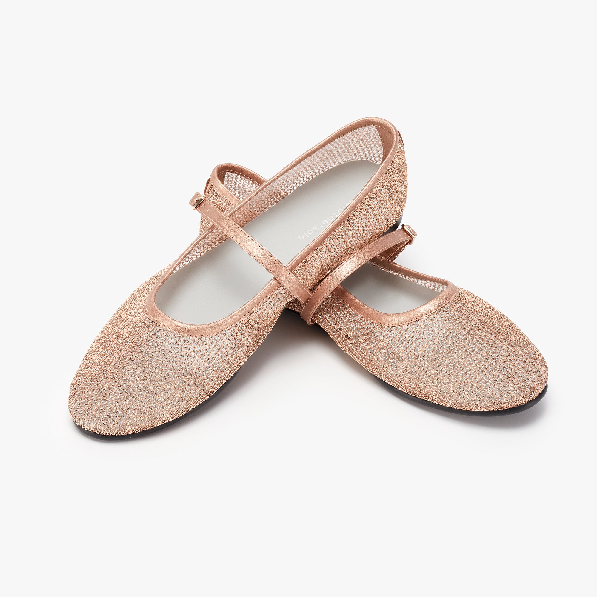 Luz Mary Jane - Rose Gold Mesh - Image 4