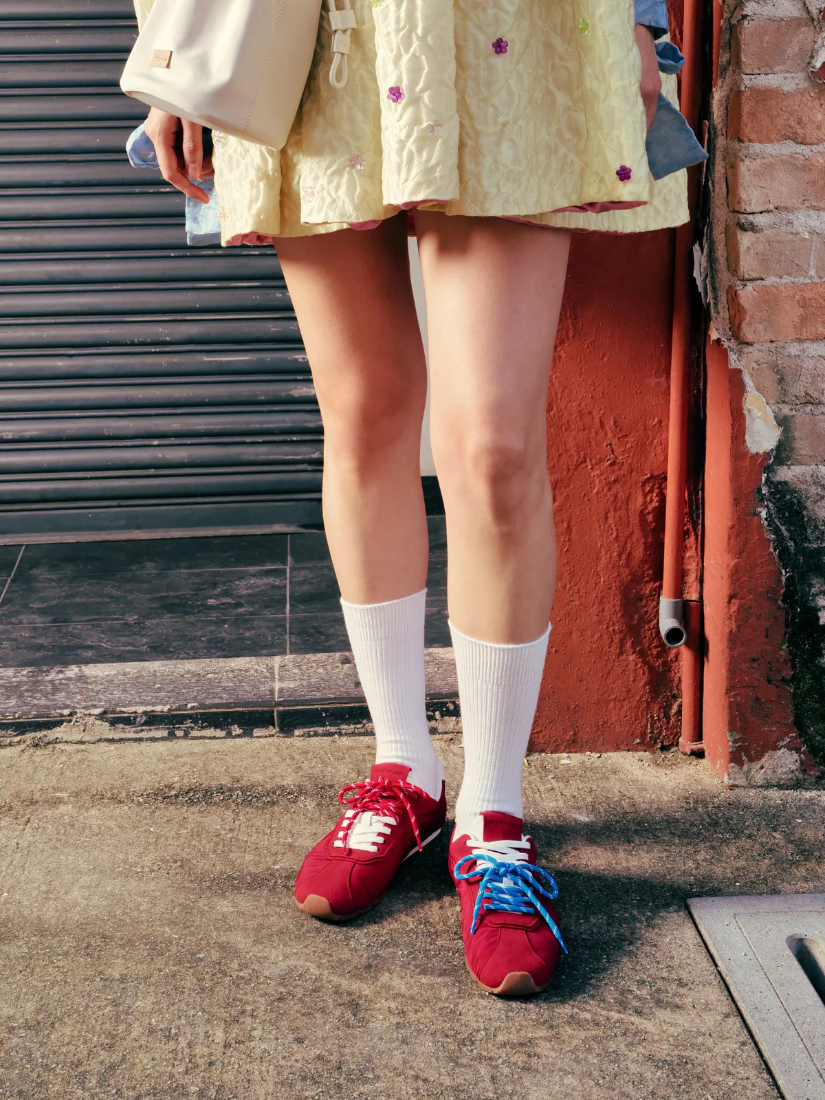 Softe Sneakers - Red Nylon - Image 7
