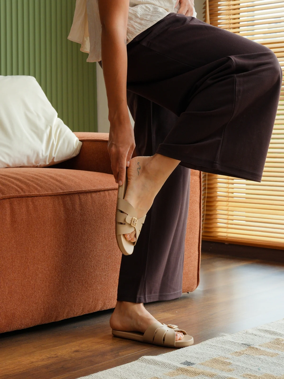 Sunday Slides - Taupe - Image 6