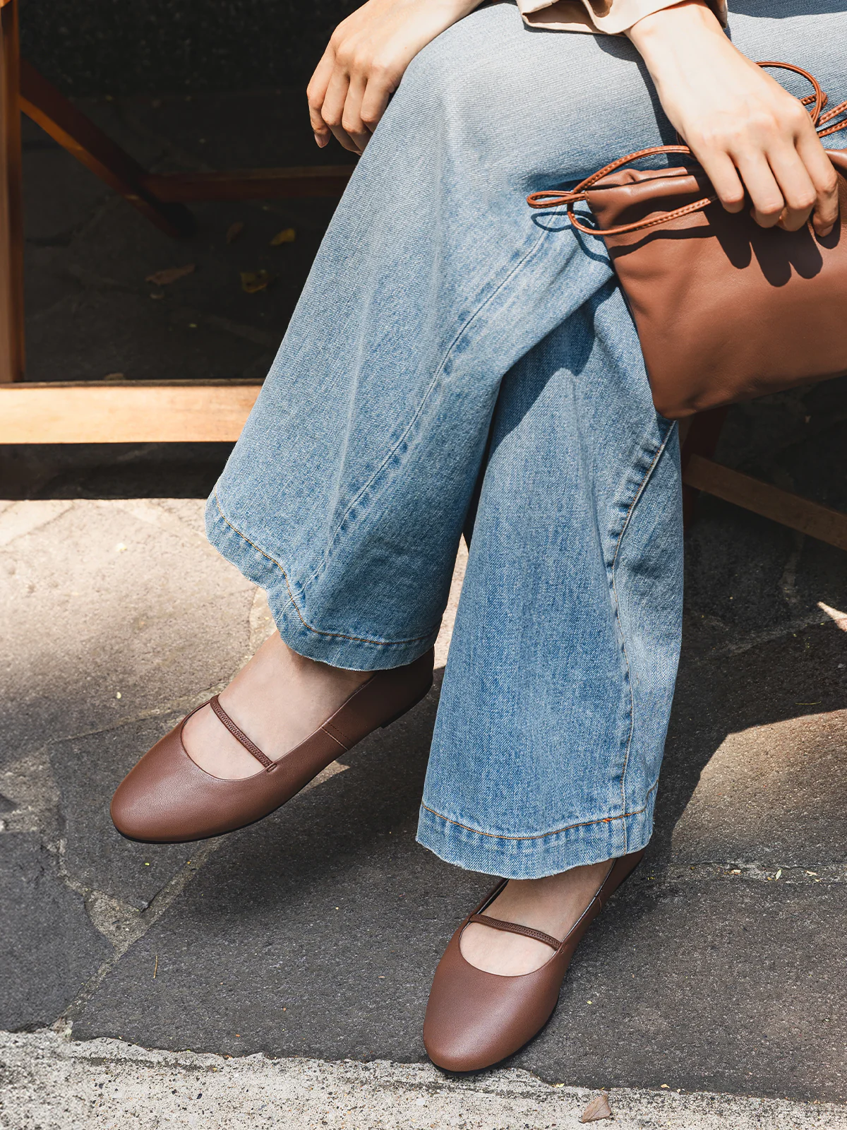 Travel Flats - Brown - Image 6