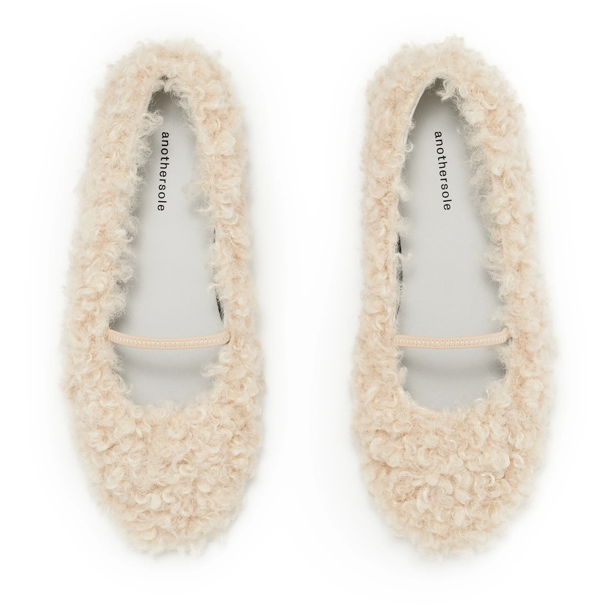 Travel Flats - Teddy White - Image 4
